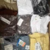 The photo shows a package with clothing in the category B.