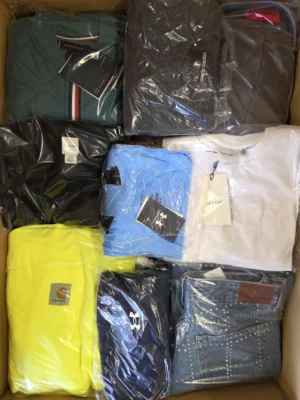 The photo shows a package with clothing in the category B.