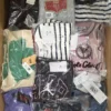 The photo shows a package with clothing in the category B.