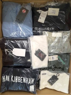 The photo shows a package with clothing in the category B.