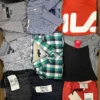 The photo shows a package with clothing in the category U.