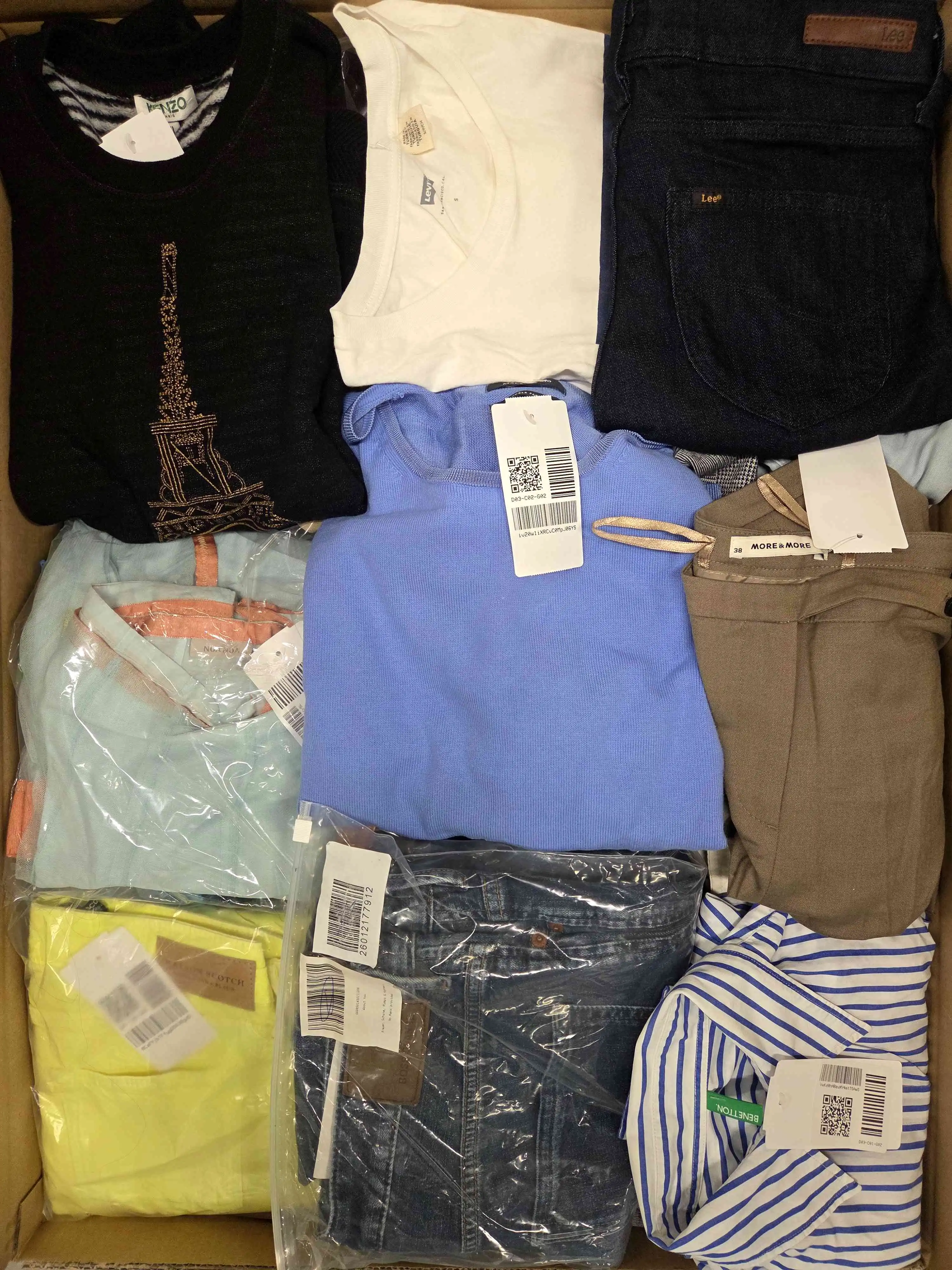 U1781 3 The photo shows a package with clothing in the category U.