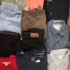 The photo shows a package with clothing in the category U.