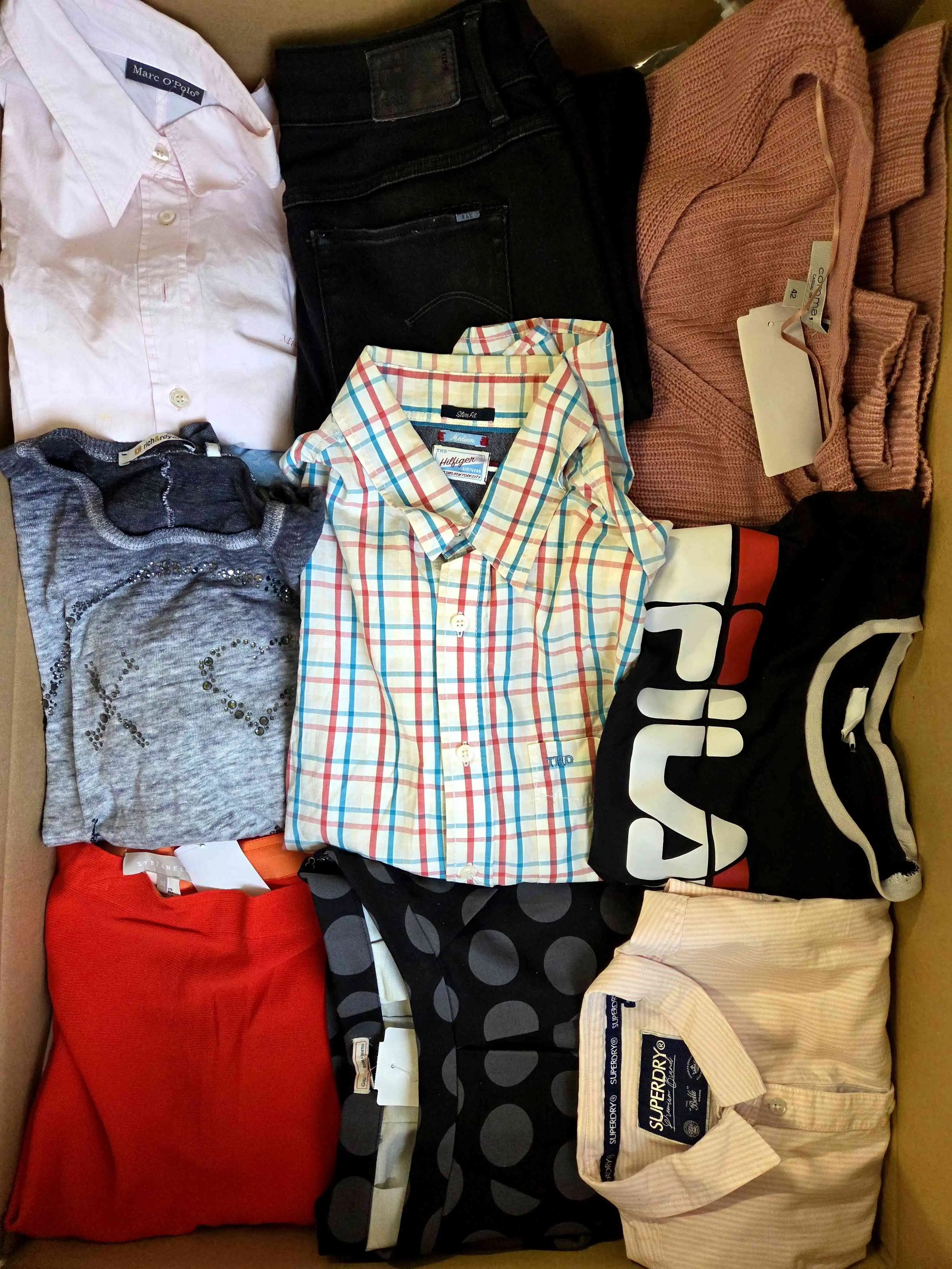 U1876 3 The photo shows a package with clothing in the category U.