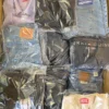 The photo shows a package with clothing in the category C.