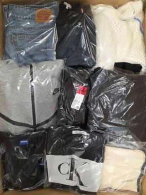 The photo shows a package with clothing in the category C.