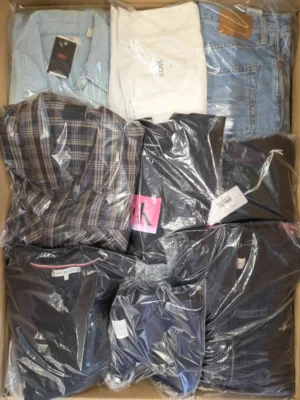 The photo shows a package with clothing in the category C.