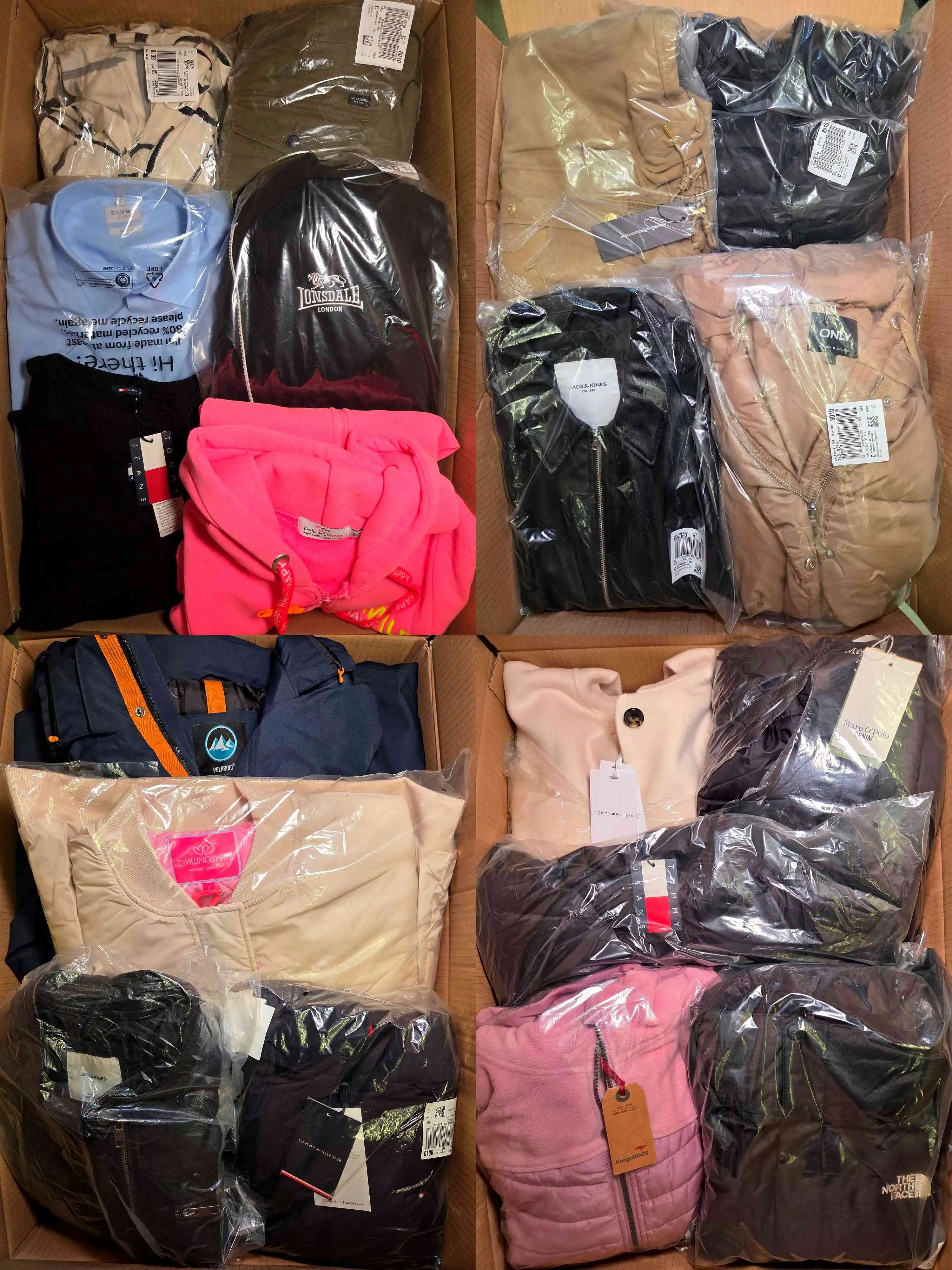 OT20 2 The photo shows a package with clothing in the category T.