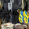 The photo shows a package with footwear in the category BSU.