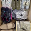 The photo shows a package with footwear in the category BSU.