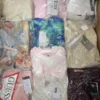 The photo shows a package with clothing in the category B.