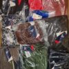 The photo shows a package with clothing in the category R.