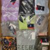 The photo shows a package with clothing in the category R.
