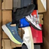The photo shows a package with footwear in the category CS.