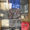 The photo shows a package with clothing in the category AP.