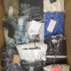 The photo shows a package with clothing in the category AP.