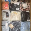 The photo shows a package with clothing in the category AP.
