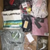 The photo shows a package with clothing in the category AP.