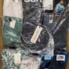 The photo shows a package with clothing in the category A.