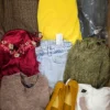 The photo shows a package with clothing in the category BSN.