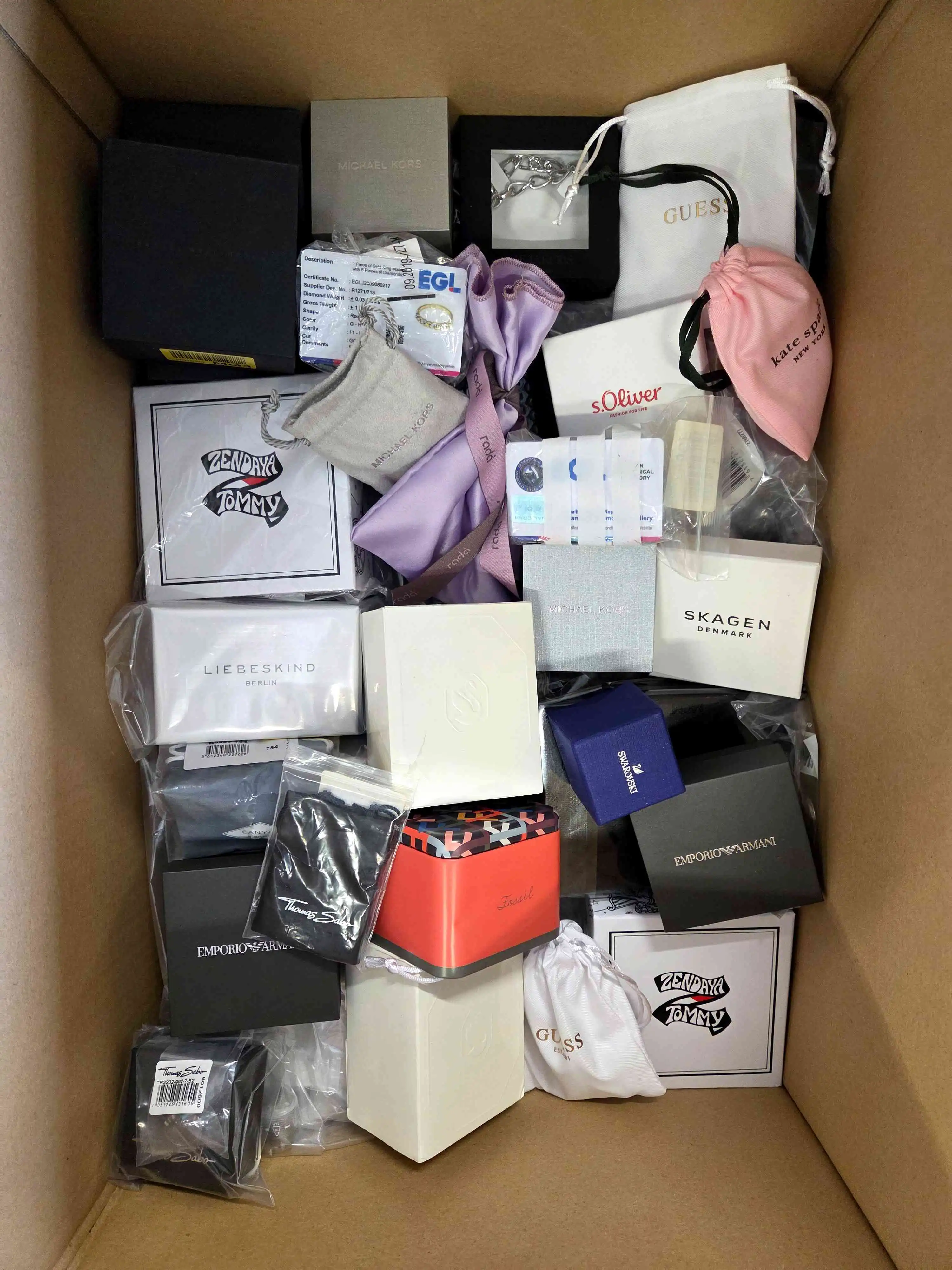 JA151 3 The photo shows a package with clothing in the category A.