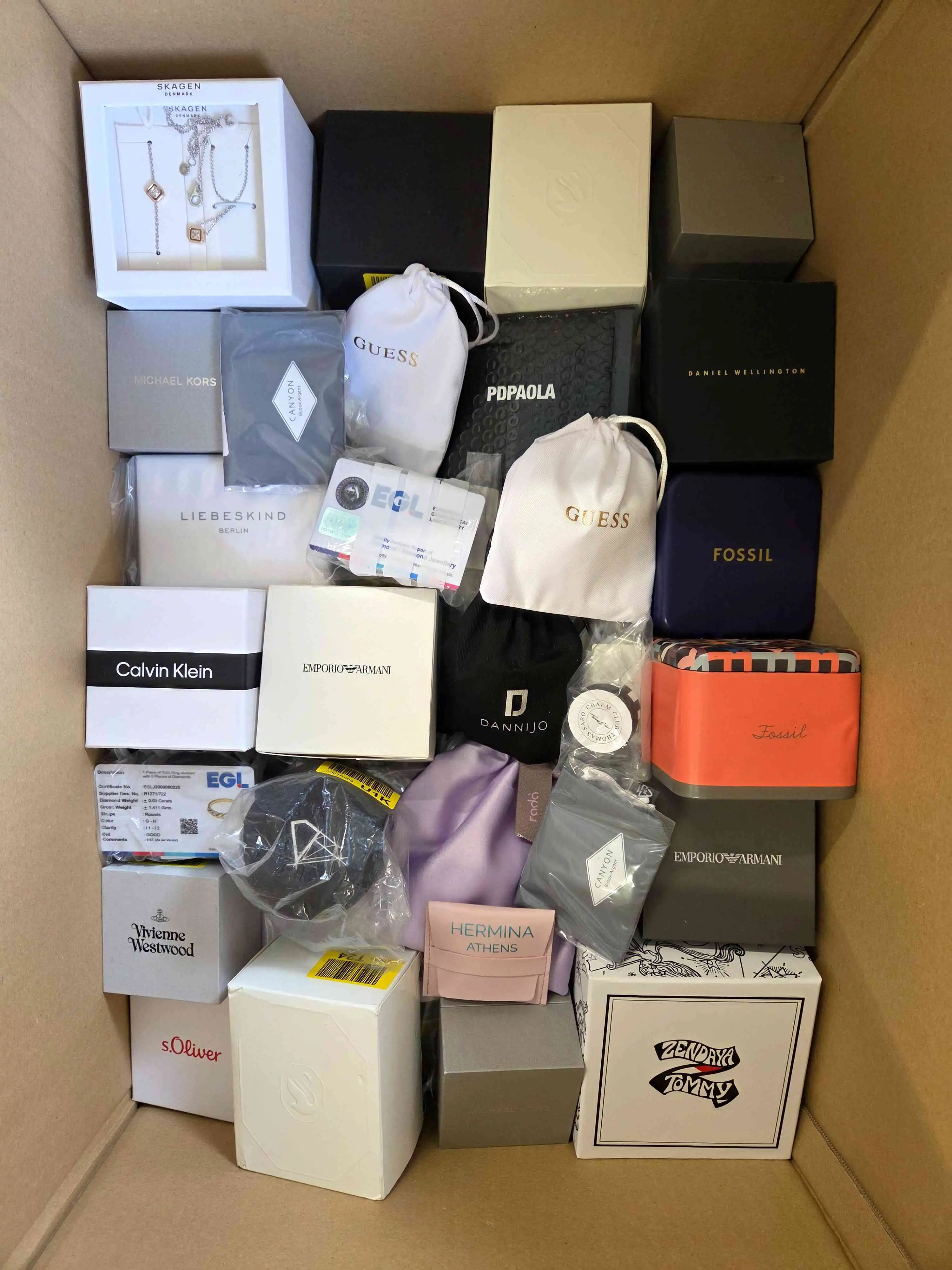 JA156 3 The photo shows a package with clothing in the category A.