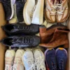 The photo shows a package with footwear in the category CSU.