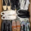 The photo shows a package with footwear in the category CSU.