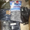 The photo shows a package with clothing in the category B.