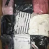 The photo shows a package with clothing in the category B.