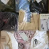 The photo shows a package with clothing in the category B.