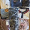 The photo shows a package with clothing in the category B.