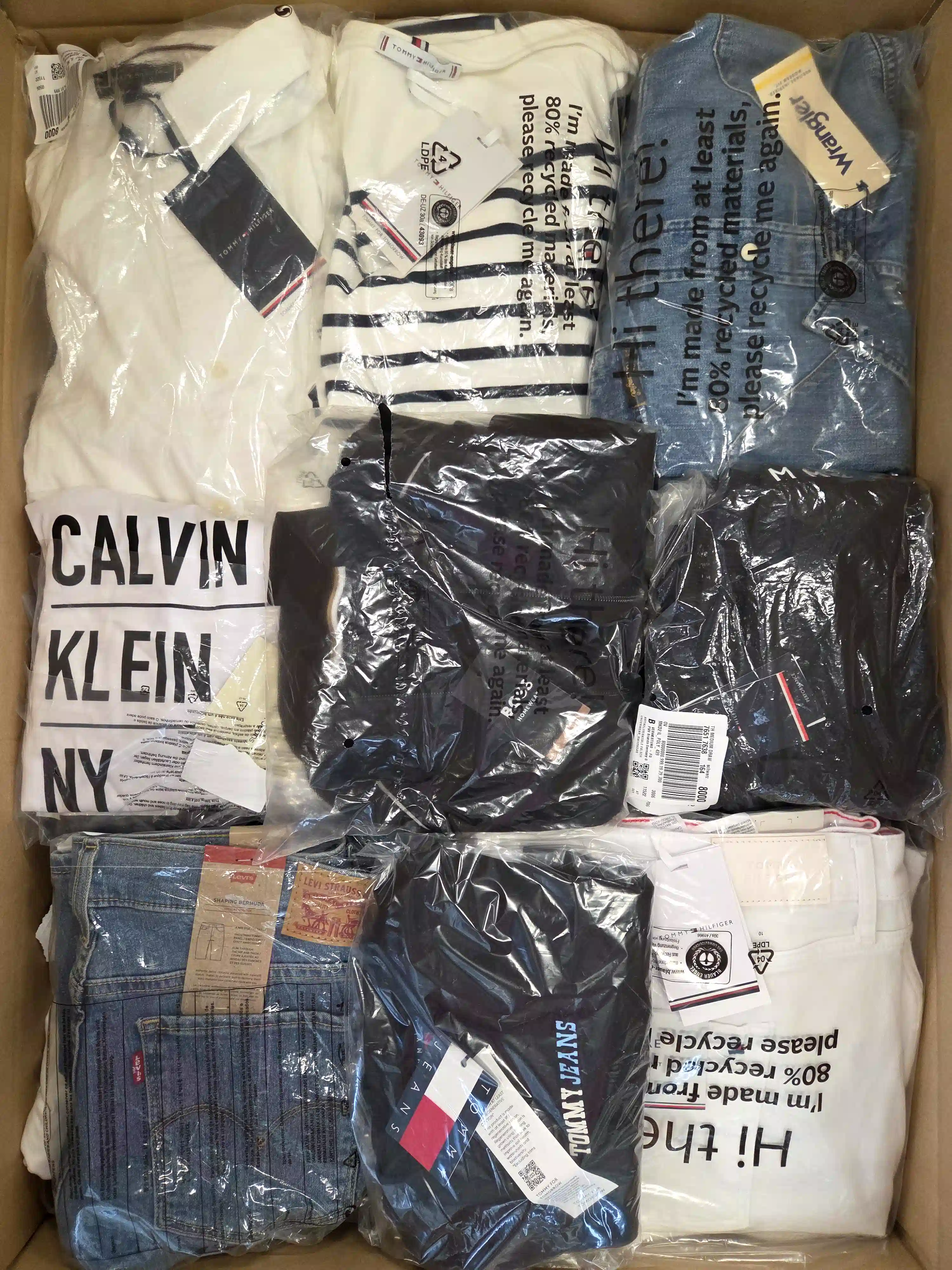 OT187 3 The photo shows a package with clothing in the category T.
