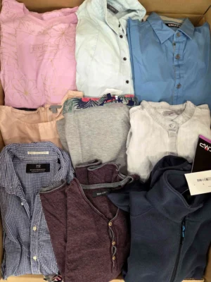 The photo shows a package with clothing in the category U.