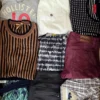 The photo shows a package with clothing in the category U.
