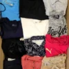 The photo shows a package with clothing in the category U.