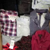The photo shows a package with clothing in the category U.