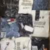 The photo shows a package with clothing in the category T.