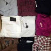 The photo shows a package with clothing in the category U.
