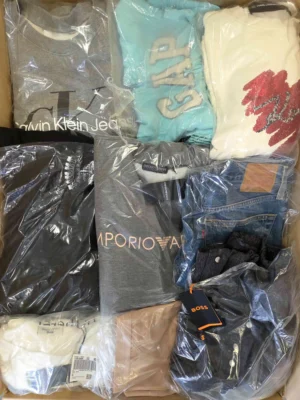 The photo shows a package with clothing in the category C.