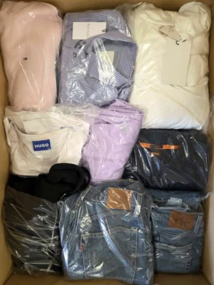 The photo shows a package with clothing in the category C.