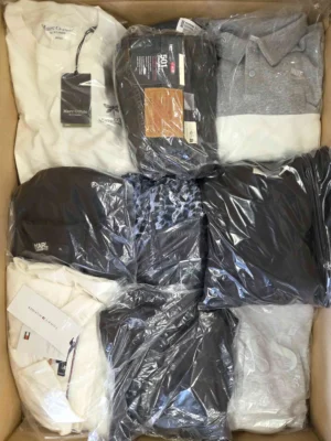 The photo shows a package with clothing in the category C.