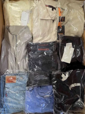 The photo shows a package with clothing in the category C.