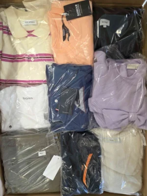 The photo shows a package with clothing in the category C.