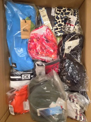 The photo shows a package with clothing in the category ABW.