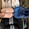 The photo shows a package with footwear in the category BSU.