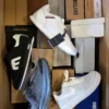 The photo shows a package with footwear in the category BS.
