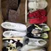 The photo shows a package with footwear in the category BSU.