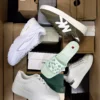 The photo shows a package with footwear in the category BS.