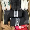 The photo shows a package with footwear in the category BSU.